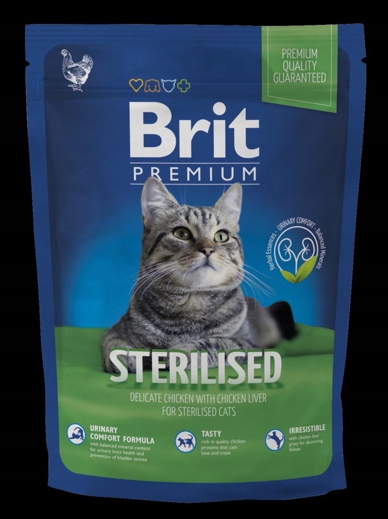 BRIT PREMIUM CAT STERILISED 800 g