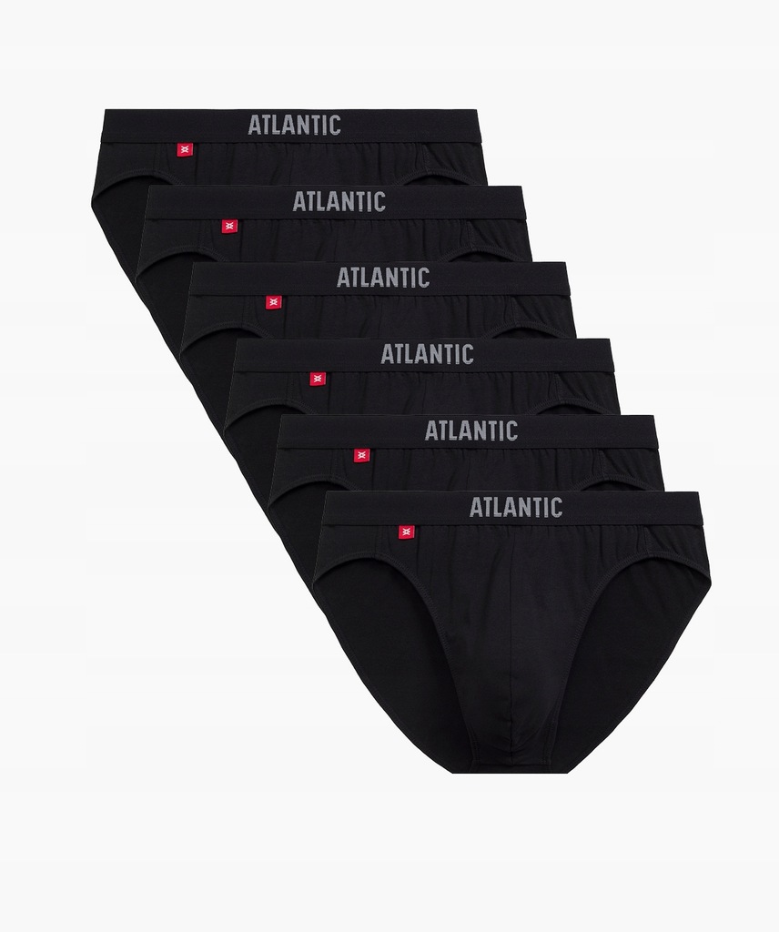 6-PACK Slipy męskie bawełna majtki Atlantic XXL