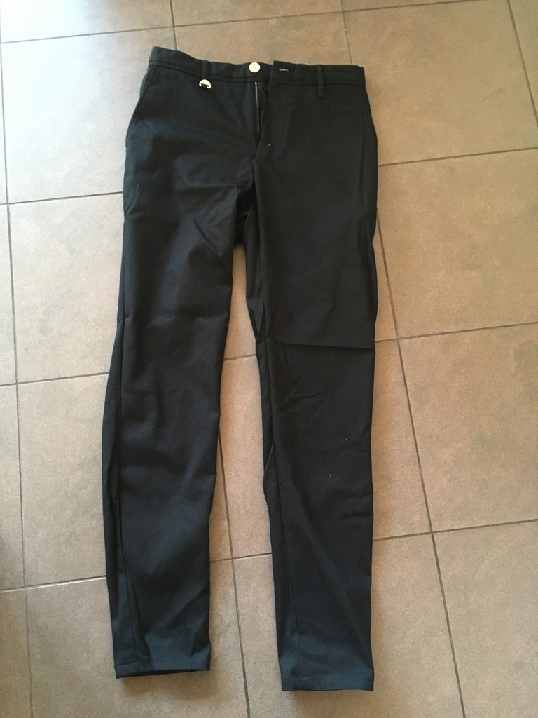 spodnie ZARA czarne roz. 38 półeleganckie jak nowe