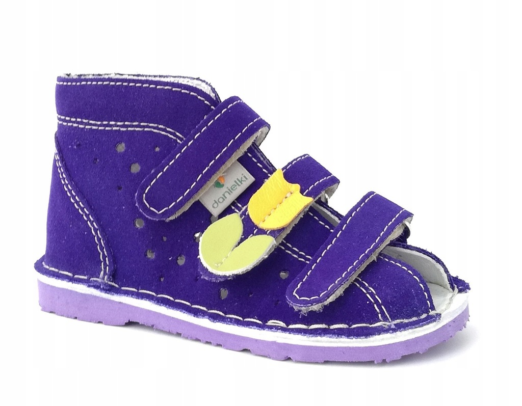 DANIELKI zdrowe buty dla dzieci fiolet T125 r.21