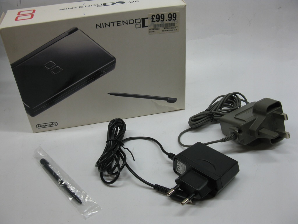 NINTENDO DS LITE rysik + 2 ładowarki SL-5612-SBK