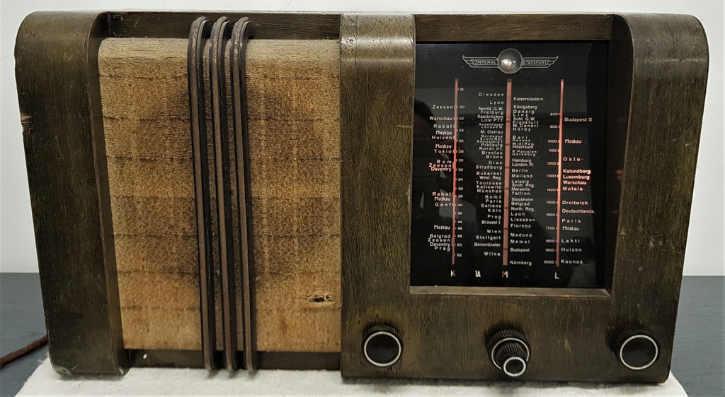 Vintage RADIO Strassfurt IMPERIAL J 60 WK - WARTO!