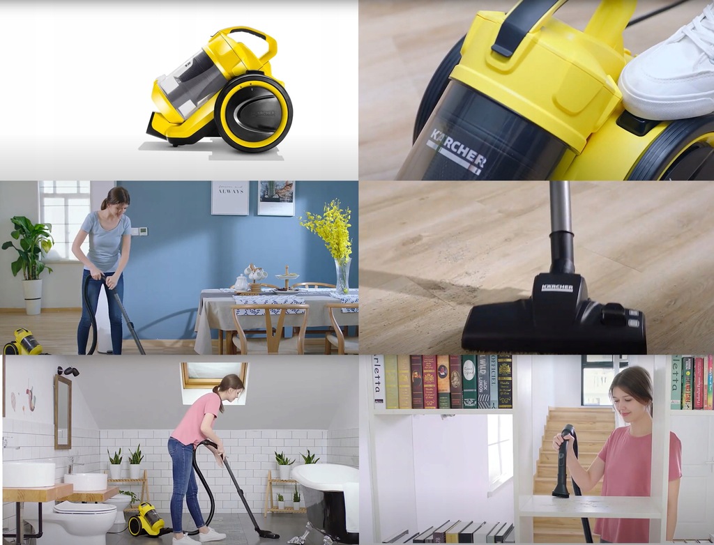 Купить KARCHER ЦИКЛОННЫЙ ПЫЛЕСОС VC3 HEPA БЕЗ МЕШКА: отзывы, фото, характеристики в интерне-магазине Aredi.ru