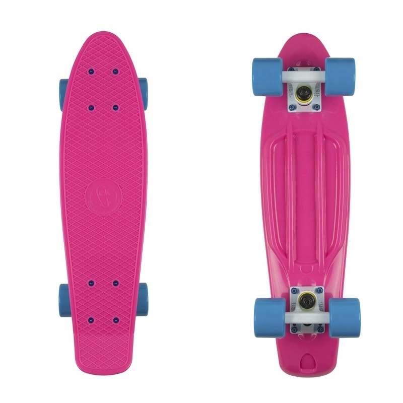 Deskorolka PINK/WHITE/BLUE Fish Skateboards