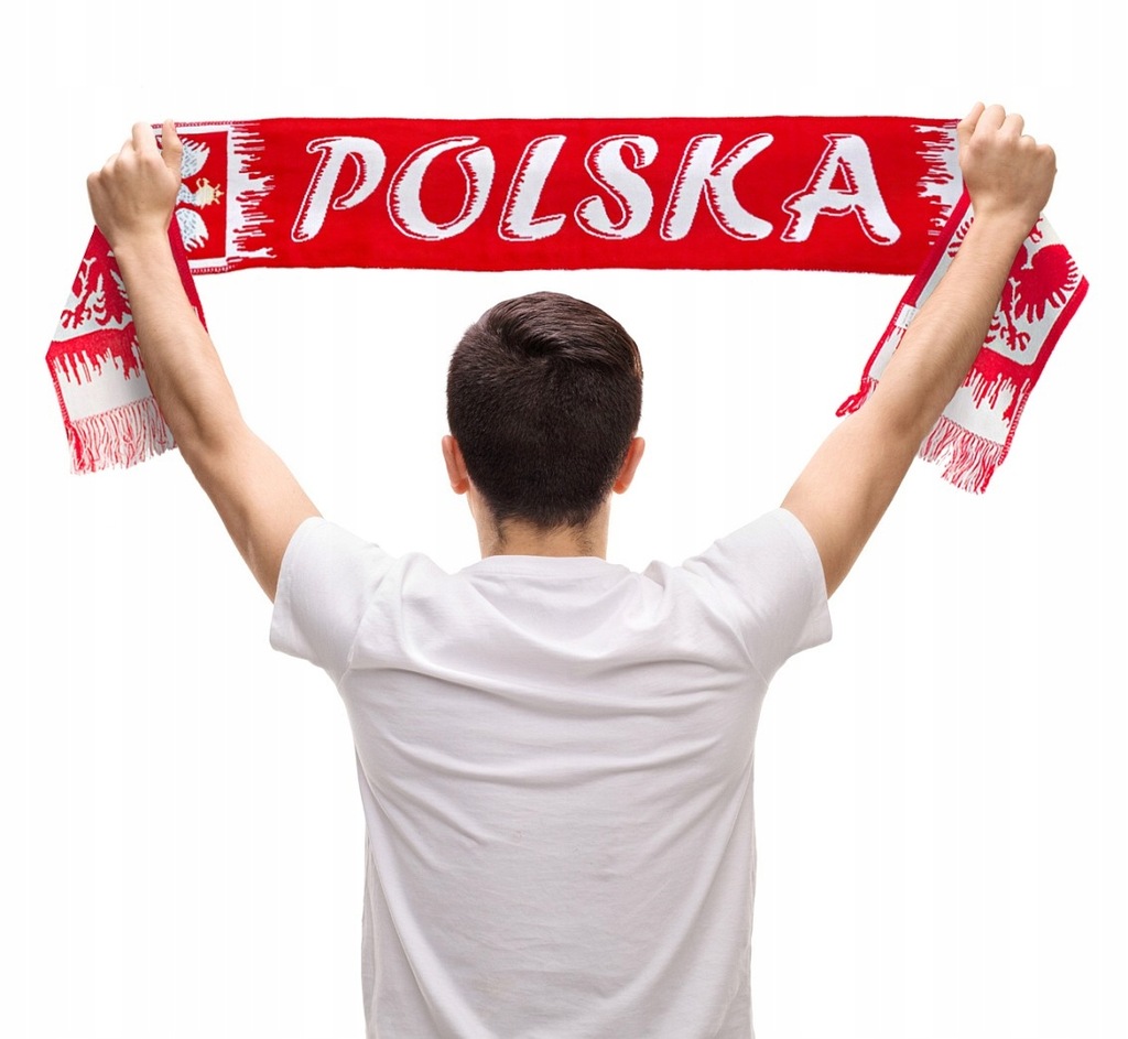 Szalik Kibica Polska 130 cm 1 szt.