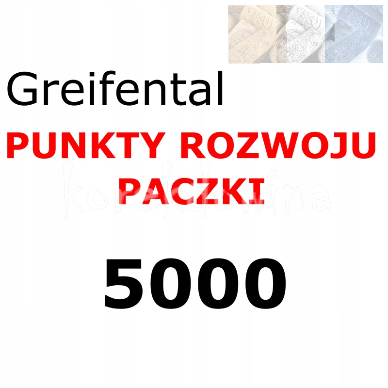 5000PR do INWENTARZA PACZKI FOE G Greifental FORGE OF EMPIRES