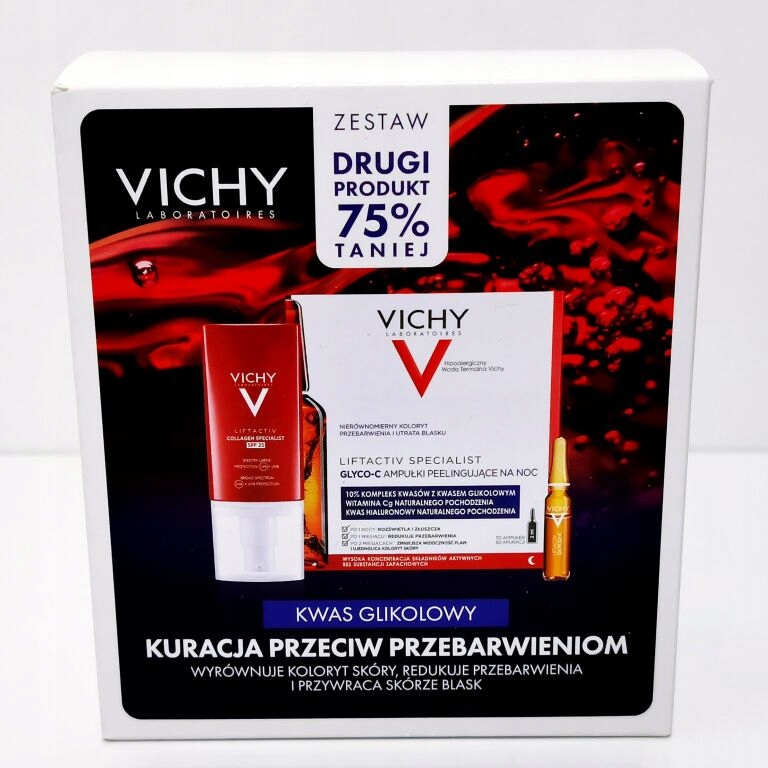 ZESTAW VICHY ROUTINE ANTI DARK SPOTS KWAS GLIKOL