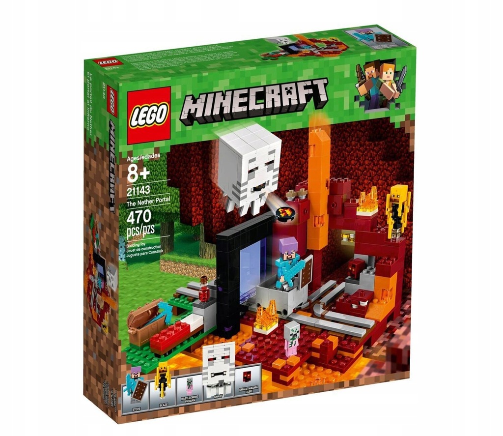 LEGO 21143 Minecraft Portal do Netheru - 12815142038 - oficjalne ...