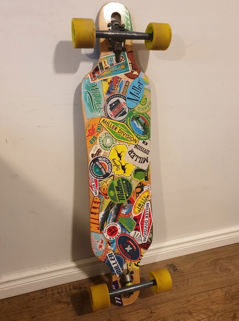 LONGBOARD MILLER TRAVEL STICKER