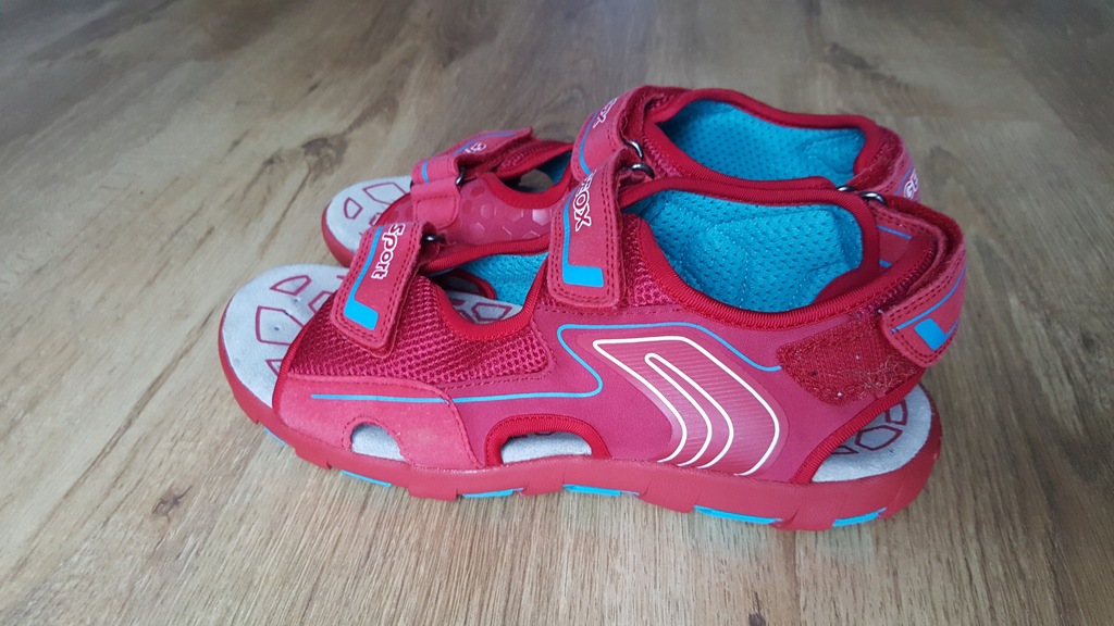 Geox sportowe czerwone sandały rozmiar 39