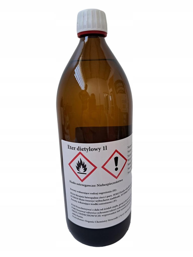 Eter dietylowy 99,9% CZDA NAJCZYSTSZY! 1L