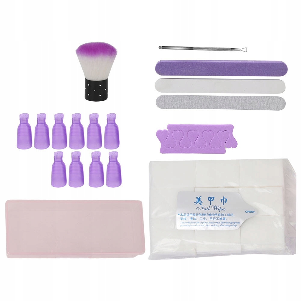 Zestaw do usuwania lakieru do paznokci Separator