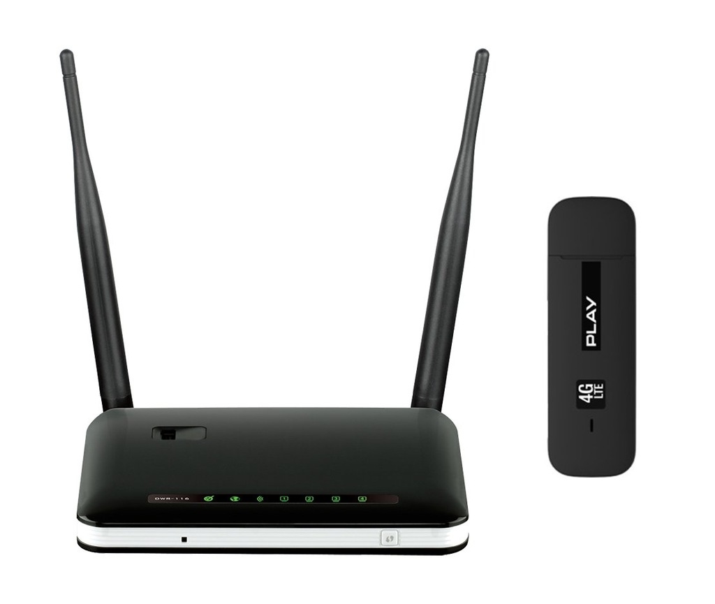Modem 4G LTE Huawei e3372 + Router DLink DWR 116 6813674695