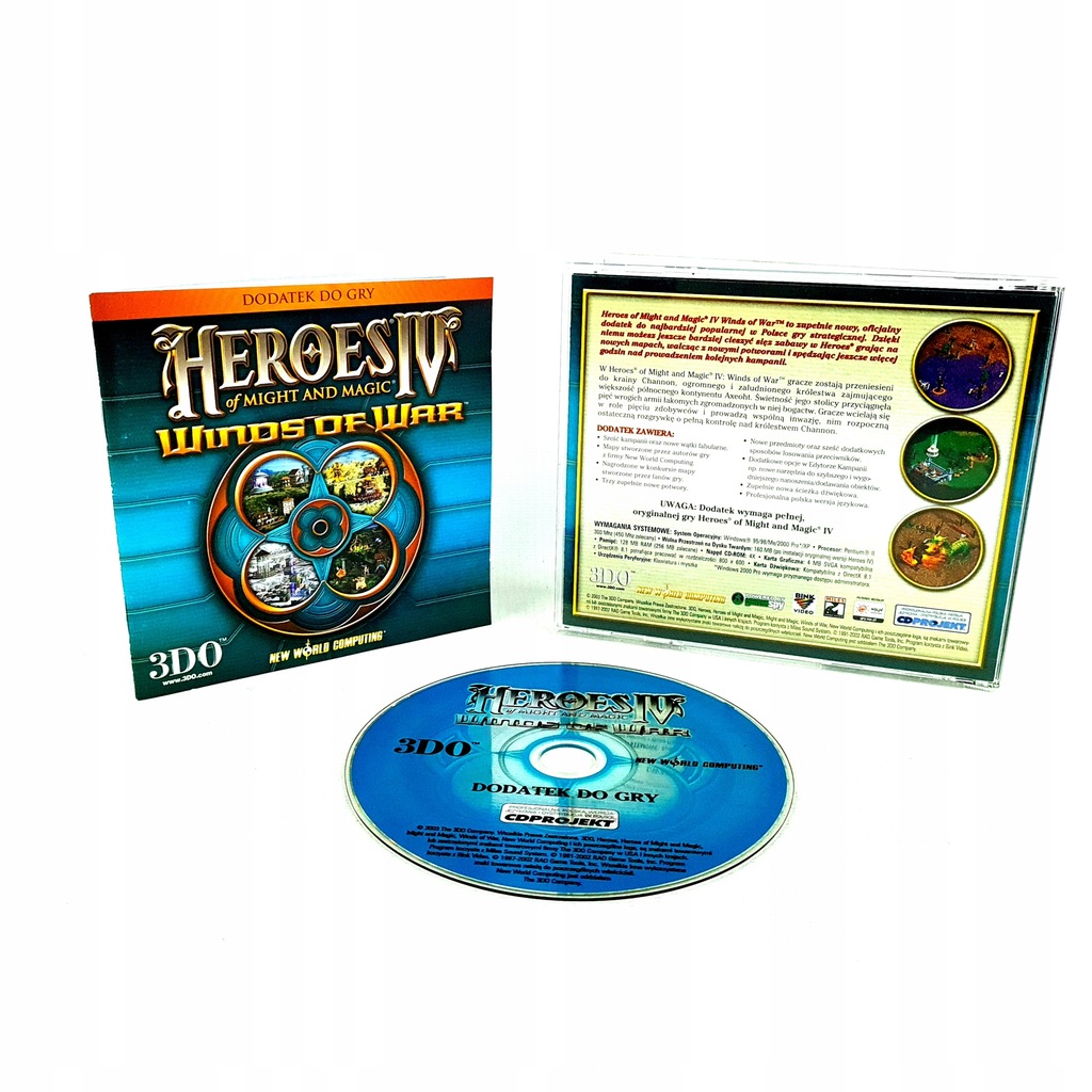 Купить РАСШИРЕНИЕ HEROES IV WINDS OF WAR ДЛЯ ПК, PL EDITION: отзывы ...