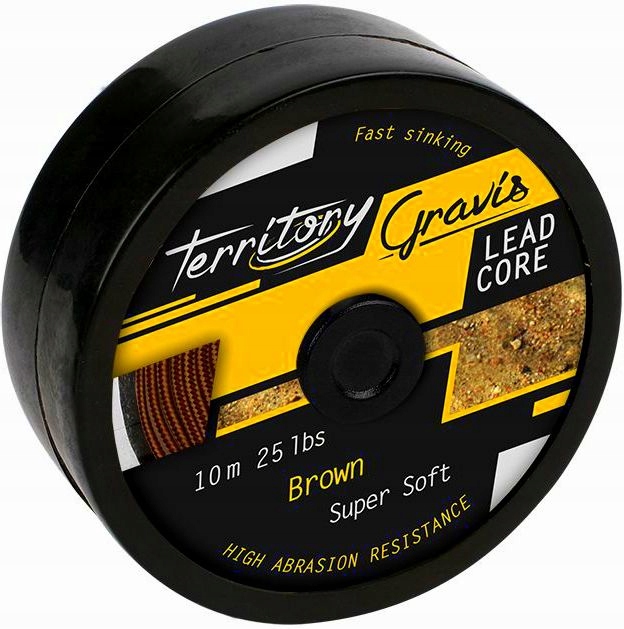 PRZYPON MIKADO GRAVIS LEADCORE BRĄZOWA 45LB 10M