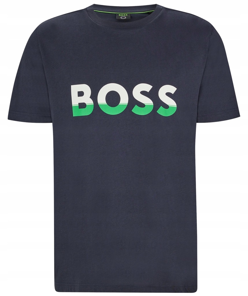 Bawełniany T-shirt z krótkim rękawem HUGO BOSS r.M