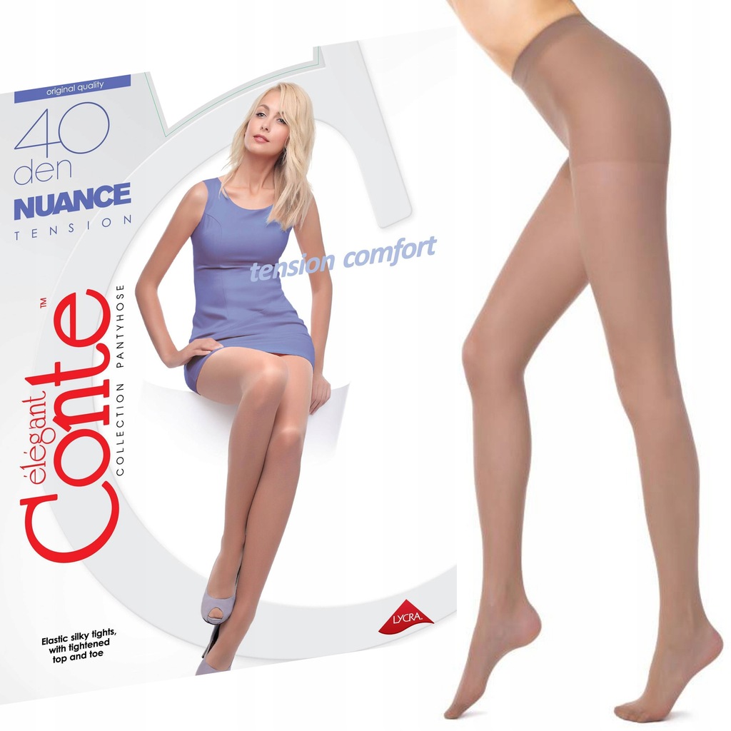 CONTE Rajstopy NUANCE 40 DEN roz 2 natural - 11685985397 - oficjalne ...