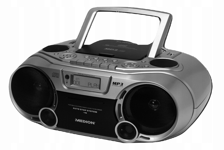 Radio BOOMBOX MEDION MD 82853 CD MP3 USB SURROUND 8196298851