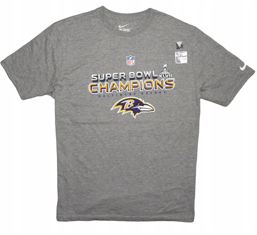 Nike NFL superbowl Ravens NOWY T-shirt bawełna