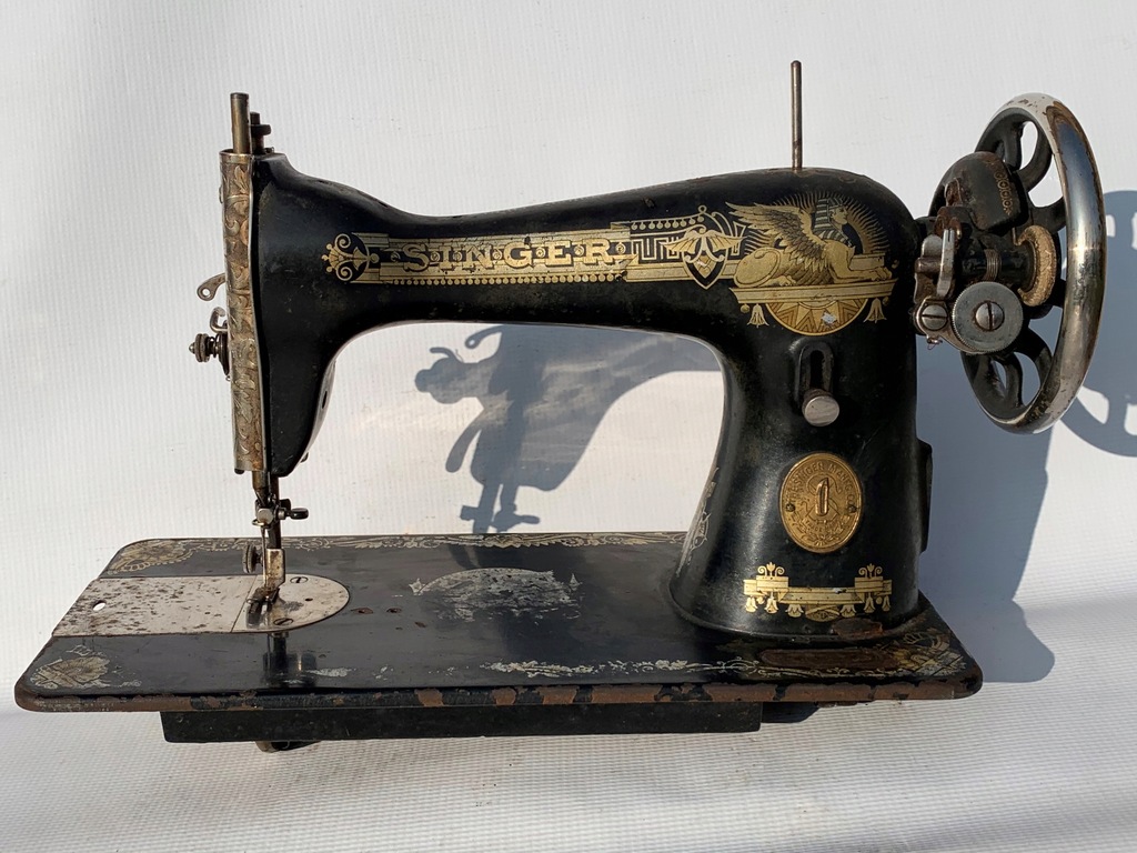 STARA MASZYNA DO SZYCIA SINGER - KWIATY - 1926r.