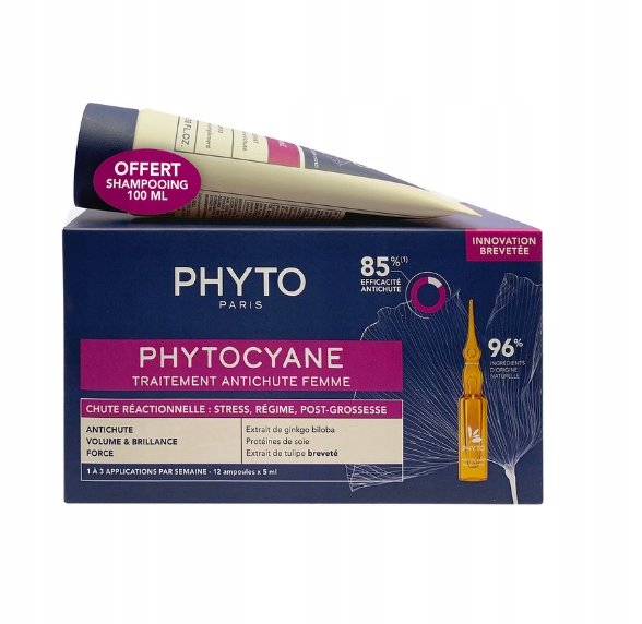 Phyto PHYTOCYANE KURACJA PRZECIW WYPADANIU DLA KOBIET 60 ML