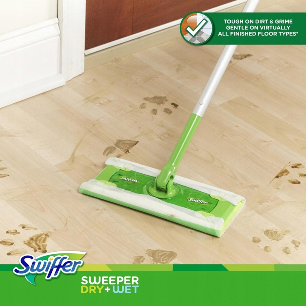 SWIFFER MOP DO PODŁÓG+ 8 ŚCIEREK SUCHYCH + 3 MOKRE 8757507423