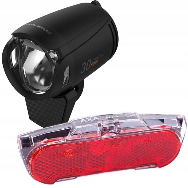 LAMPKI Rowerowe Pod PRĄDNICĘ Dynamo AXA KROSS KPL.