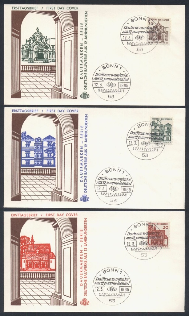 FDC - NIEMCY RFN Mi. 454-461