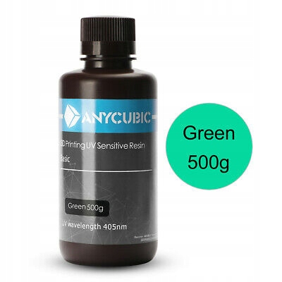Żywica Anycubic UV 0,5 L Green Translucent Zielony
