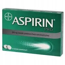 ASPIRIN PRO, 500 mg, 20 tabletek