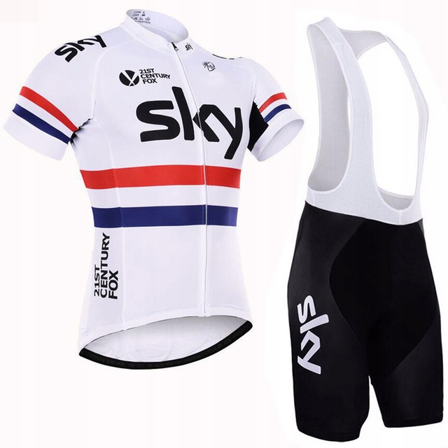 -70% strój kolarski komplet SKY wkładka żelowa 2XL