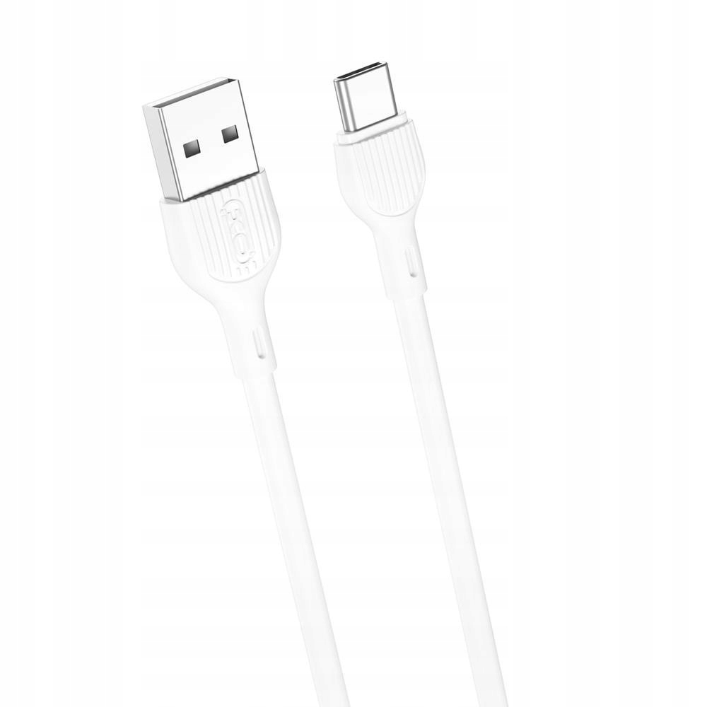 XO kabel NB200 USB - USB-C 1,0m 2.1A biały