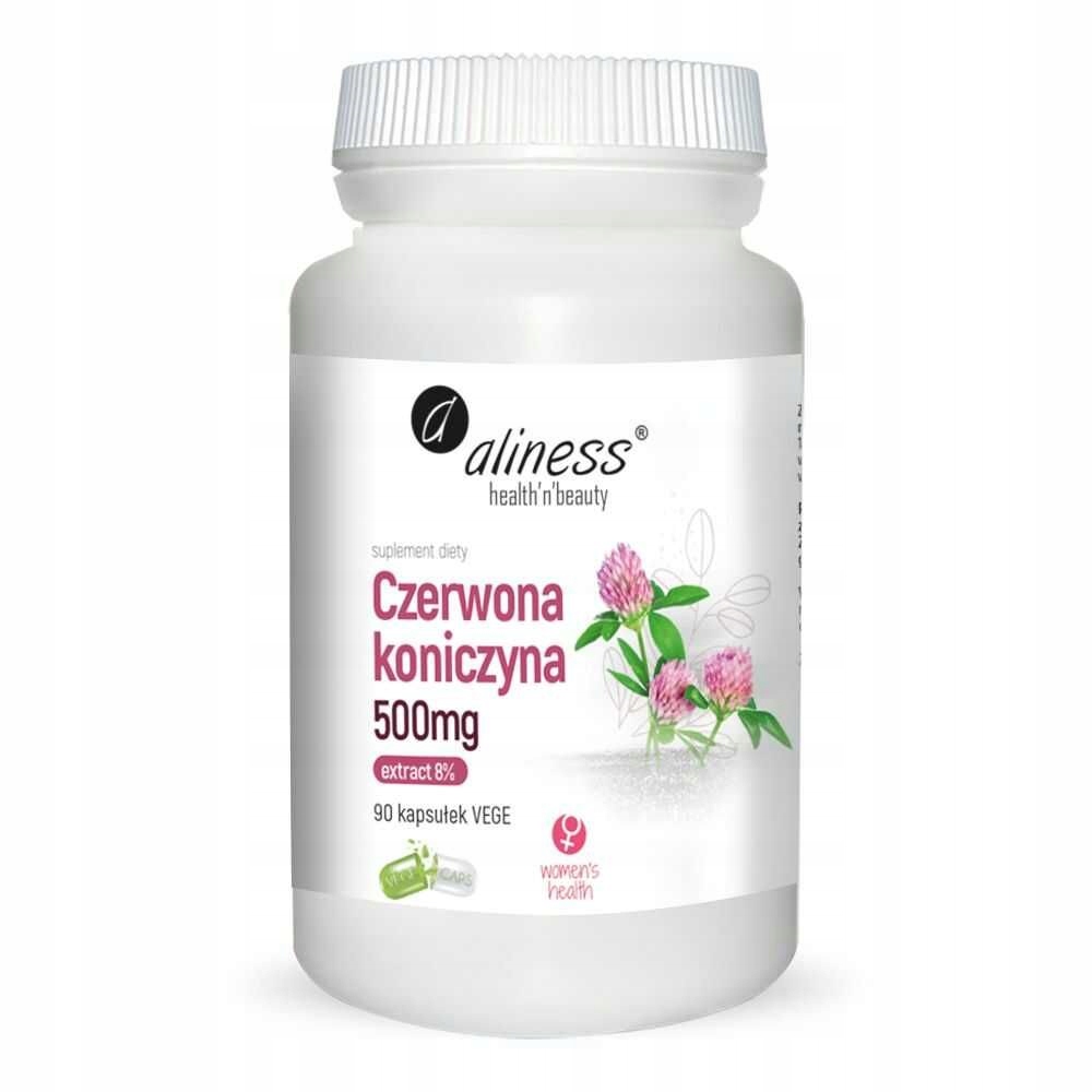 Czerwona Koniczyna Extrakt 8% 500 mg 90Kaps Alines