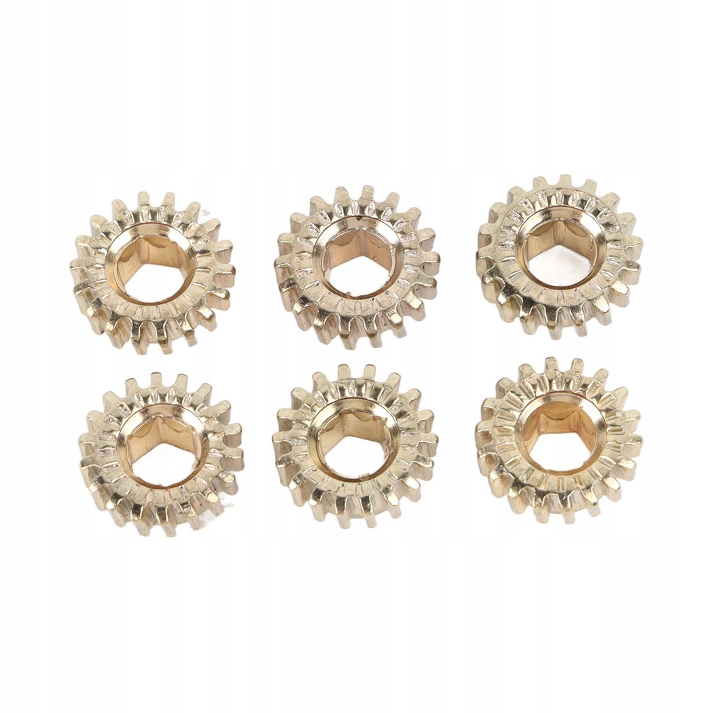 6 szt. Tuner gitarowy kołki zębate metalowy otwó