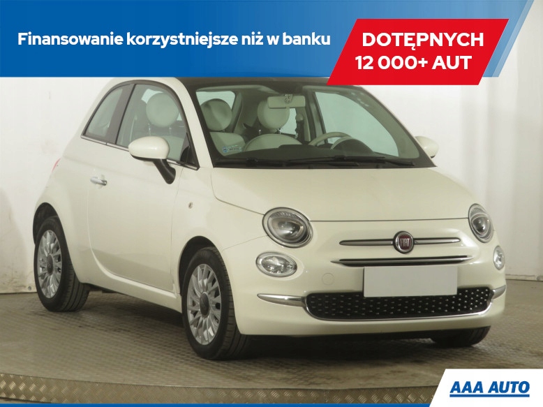 Fiat 500 1.2 , Salon Polska, Serwis ASO, VAT 23%