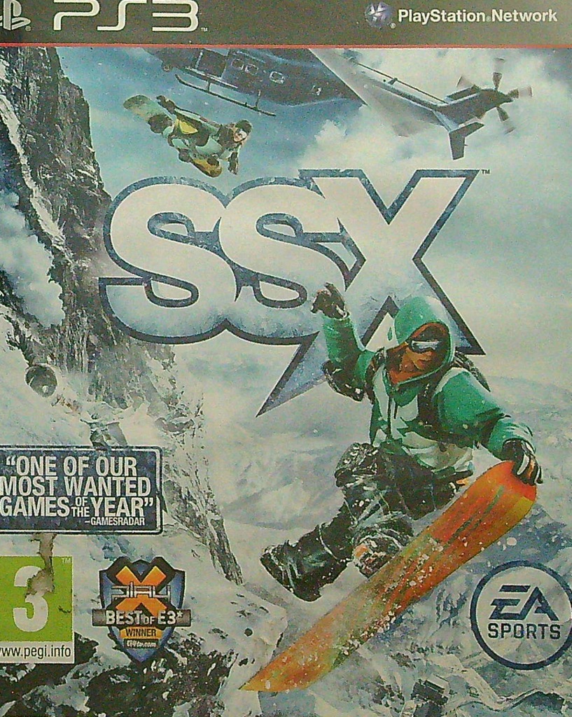 Gra SSX Na Konsole PS3