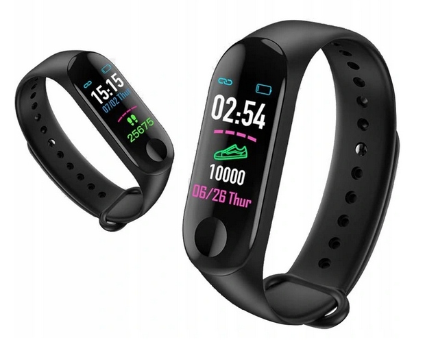 SMART BAND M3 INTELIGENTNA OPASKA ZEGAR PULSOMETR