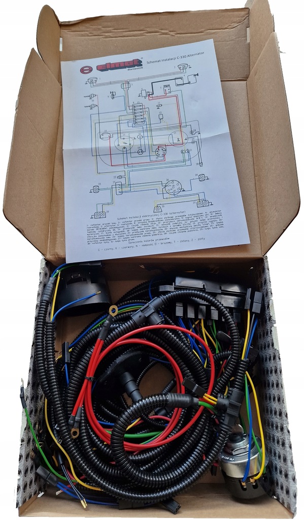 Instalacja kompletna alternator C330 C330 ELMOT 12623035220