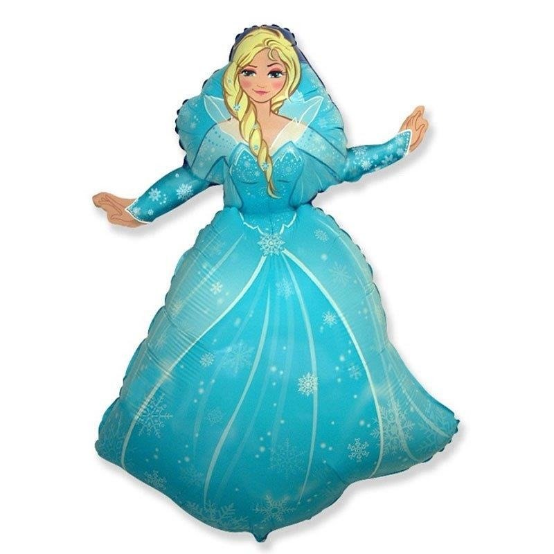 Balon Foliowy Księżniczka Elsa - Kraina Lodu, 90 cm