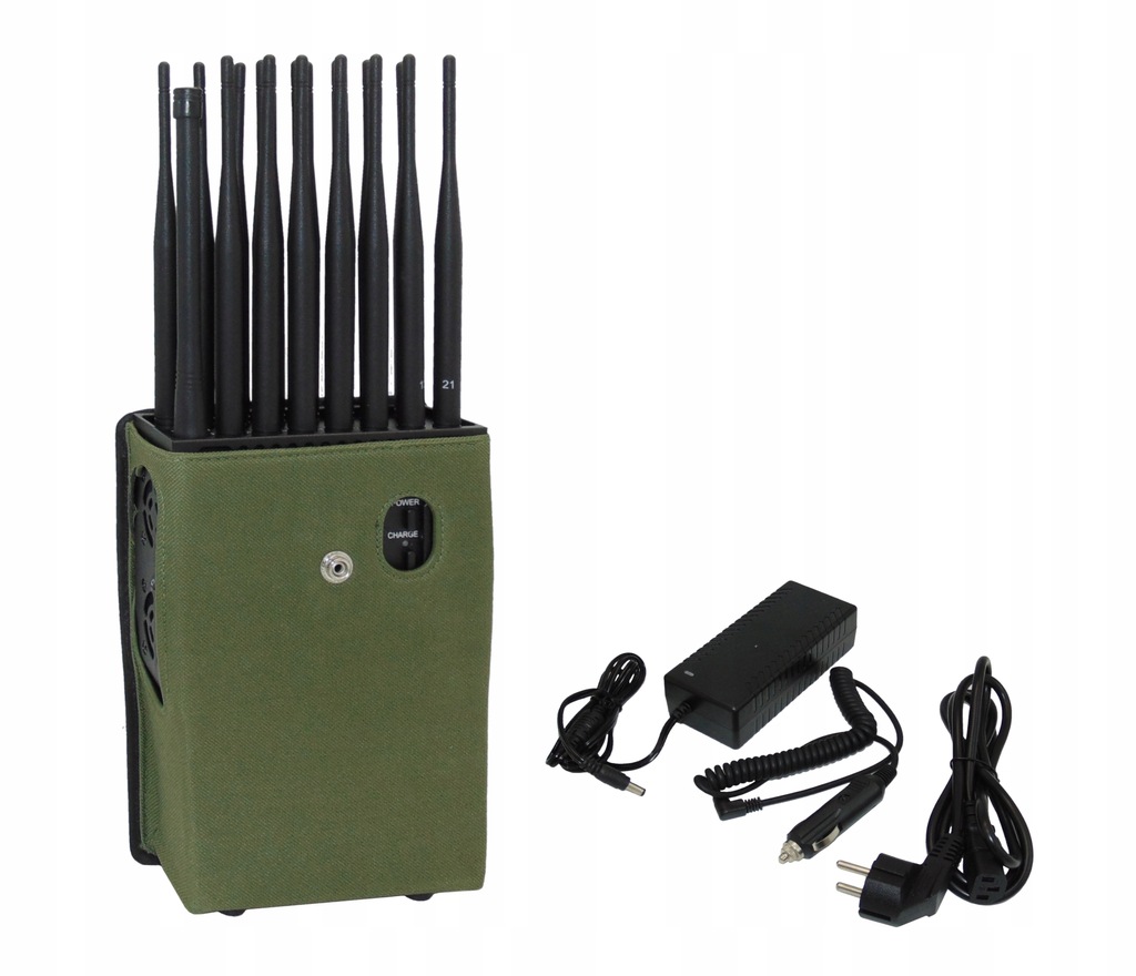 ZAGŁUSZACZ SYGNAŁU GPS WiFi LTE 5G 4G DRONÓW 21ant 12686714857