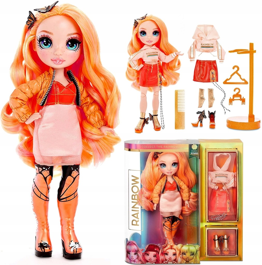 RAINBOW HIGH PIĘKNA LALKA POPPY ROWAN 569640