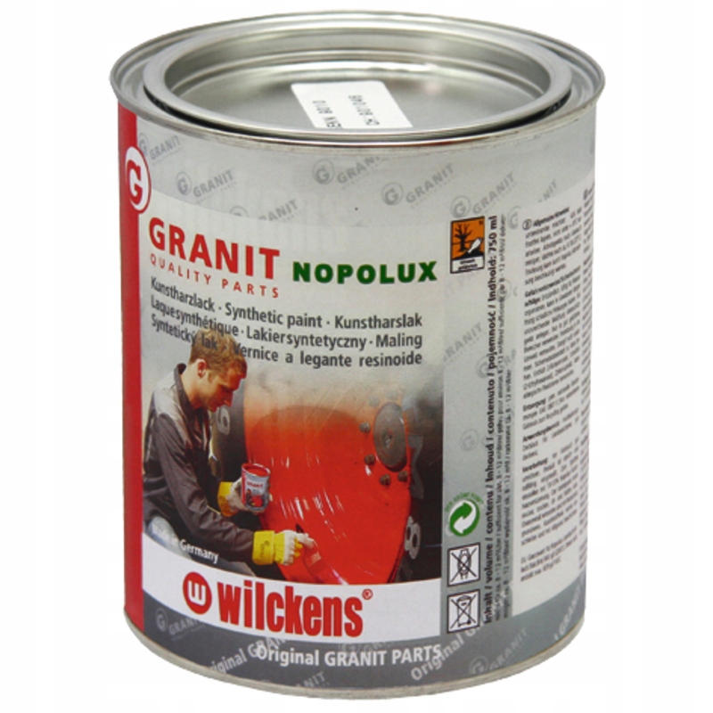 Farba Lakier Fendt starszy szary RAL 7300 WILCKENS GRANIT 750 ml Puszka