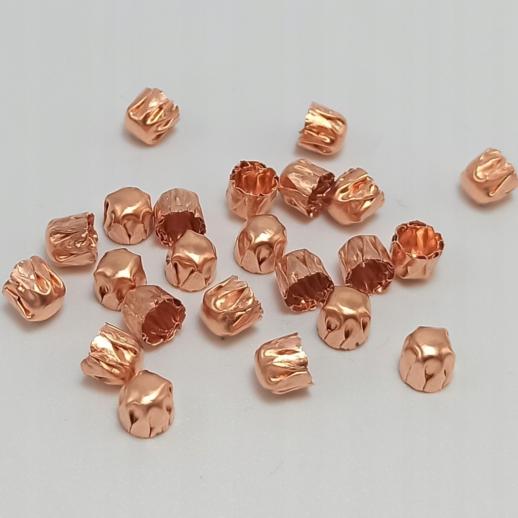 Miseczki miedziane do kapiszonów 4mm (100 szt.)
