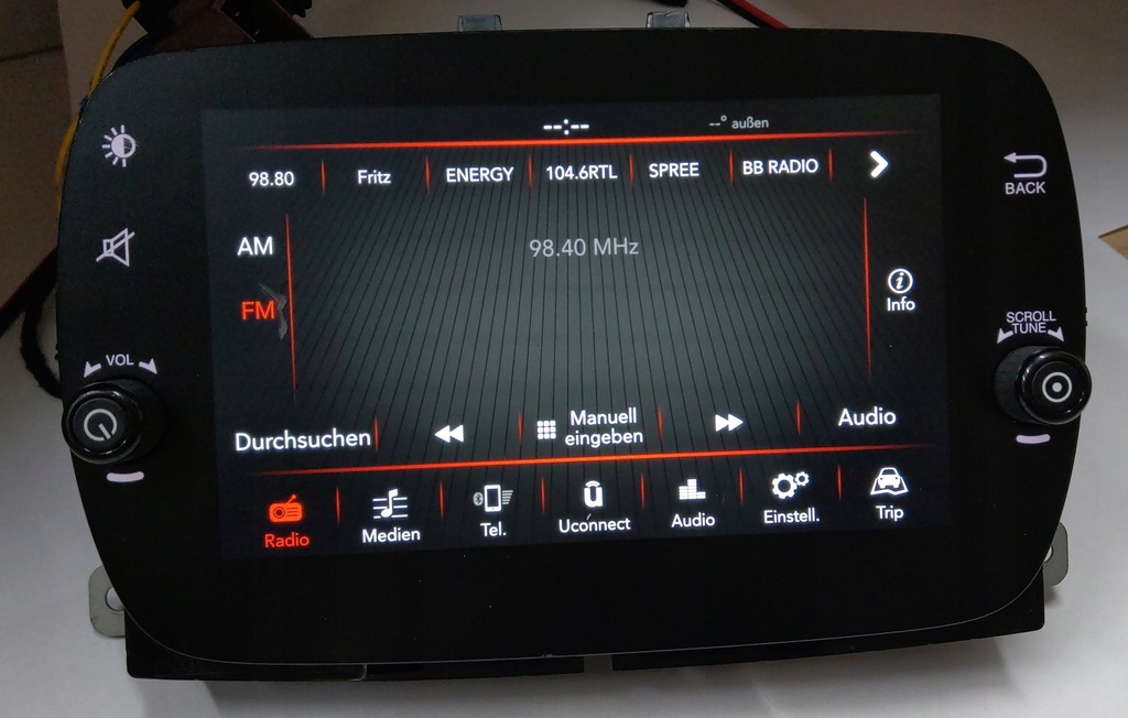 RADIO FIAT 500 VP2 312 7in USB AUX BLUETOOTH +KOD 11480426711 oficjalne archiwum Allegro