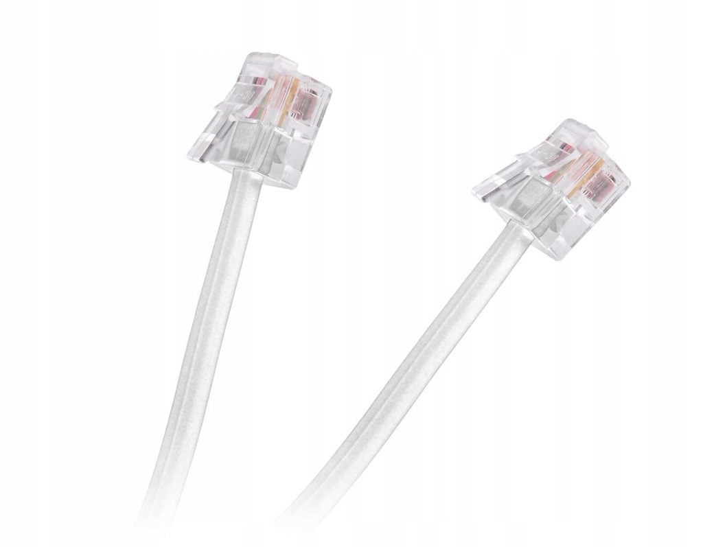 Przewód tel.wt.-wt.biały 3m (1LL)