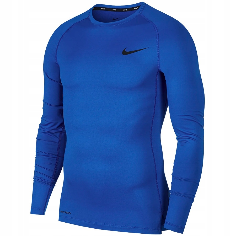 Koszulka Nike Pro Top LS Tight BV5588 480 niebiesk