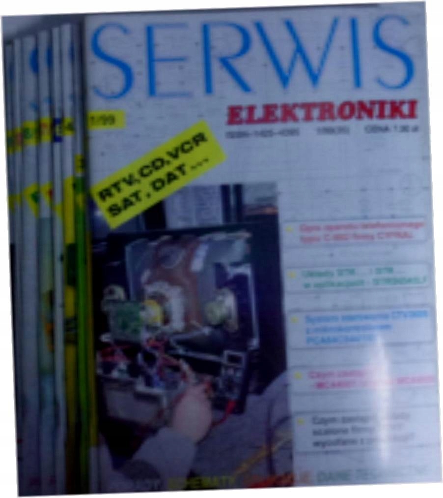 Serwis elektroniki nr 1-4,6-12 z 1999 roku