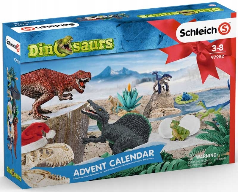 SCHLEICH DINOZAURY FIGURKI KALENDARZ ADWENTOWY