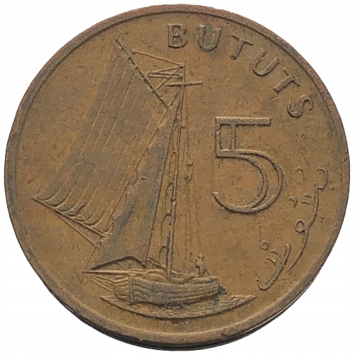 59246. Gambia - 5 butut - 1971r.