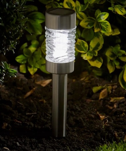 Lampa solarna Smart Garden ze stali nierdzewnej